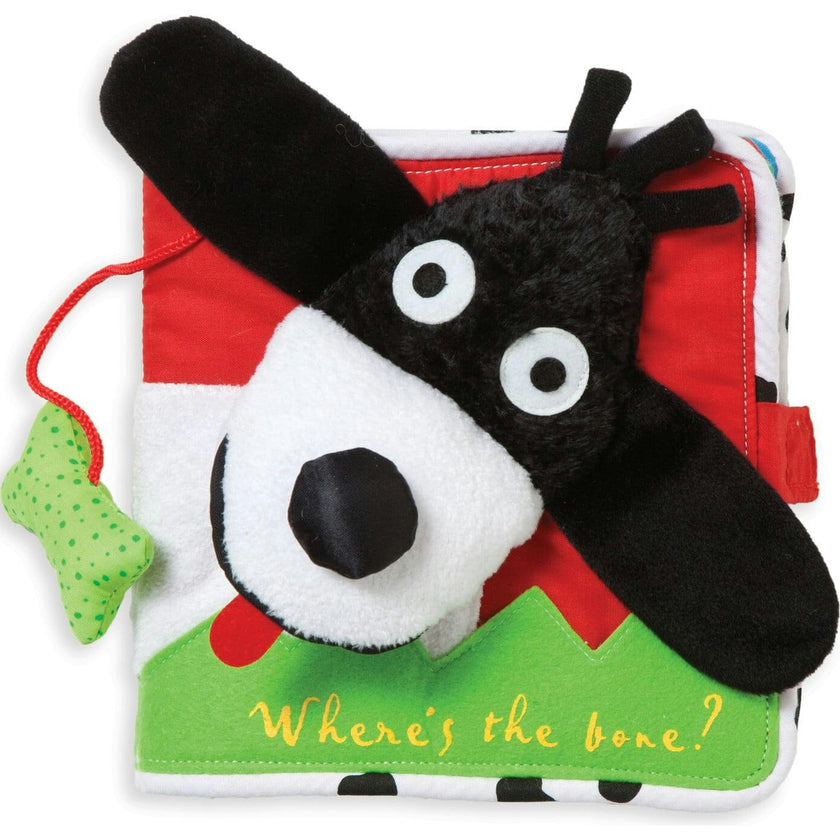 Where's The Bone Soft Activity Book with Tethered Toy