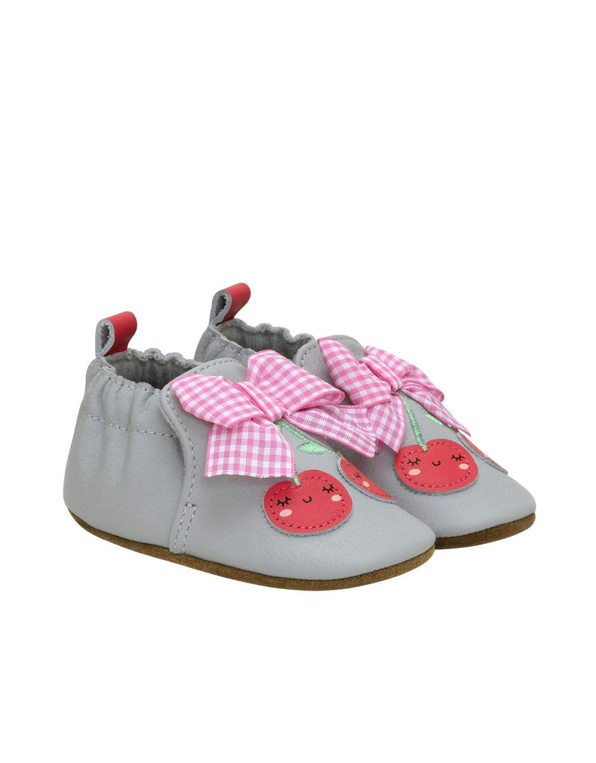 Cherry Cute Soft Soles in Grey