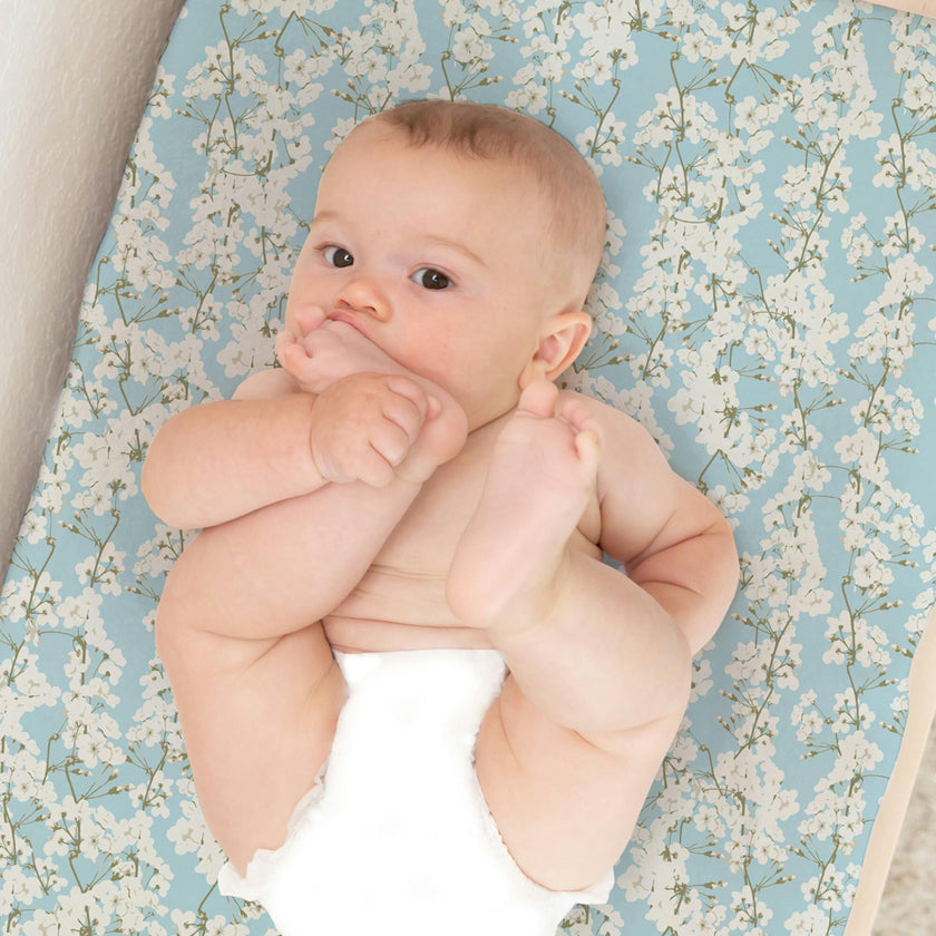 Print Organic Changing Pad Cover