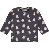 Cartoon Birds Print Long Sleeve T-Shirt