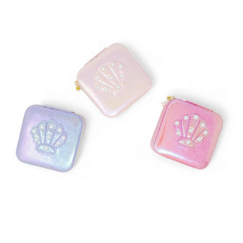 Girl's Mermaid Seashell Pearl Jewelry Box