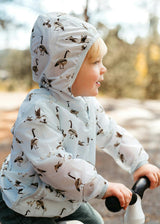 Goose Hooded Sun Shield Windbreaker Jacket