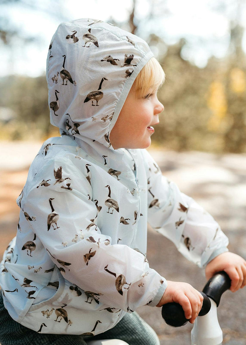 Island Leaf Hooded Sun Shield Windbreaker Jacket