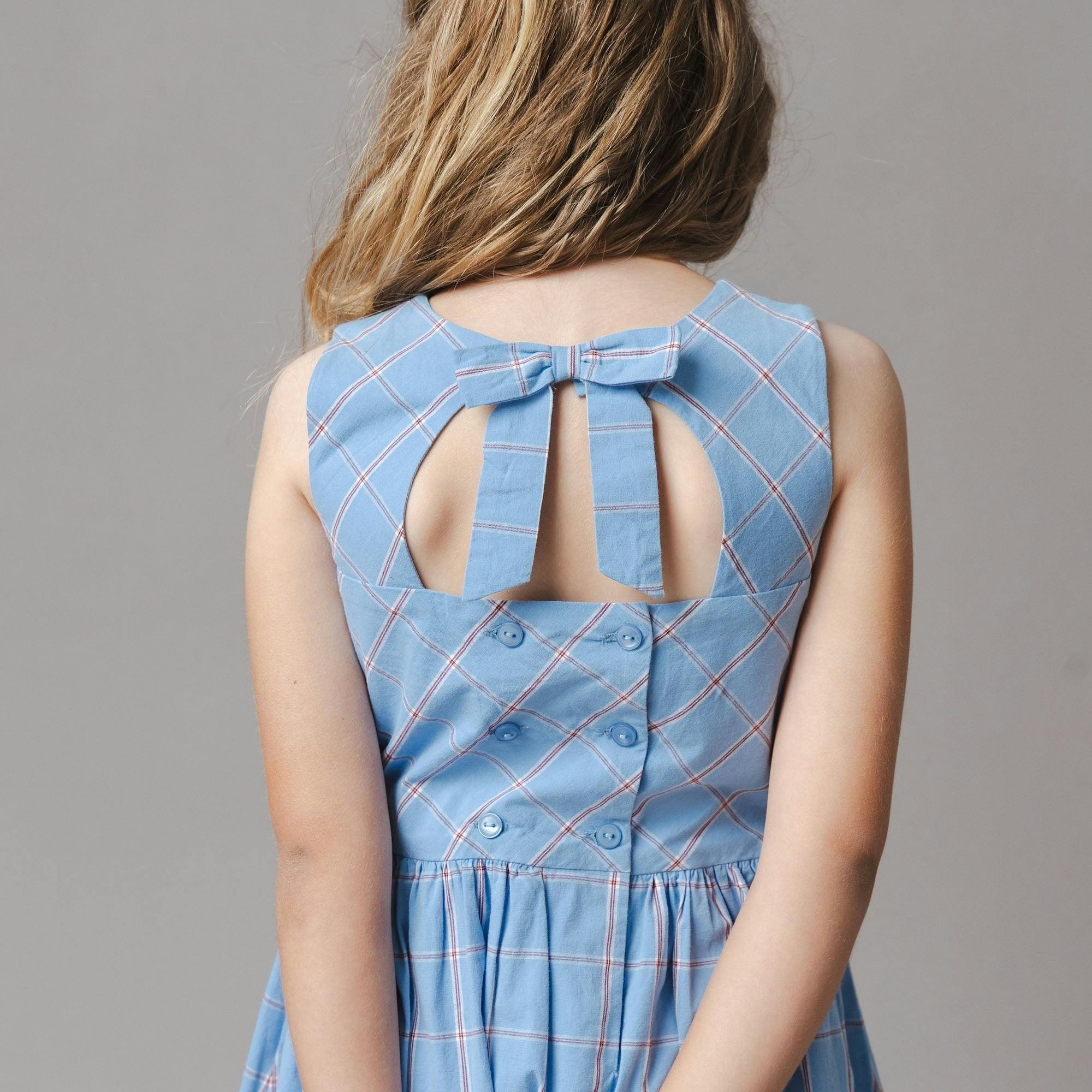 Organic Button Back Party Dress