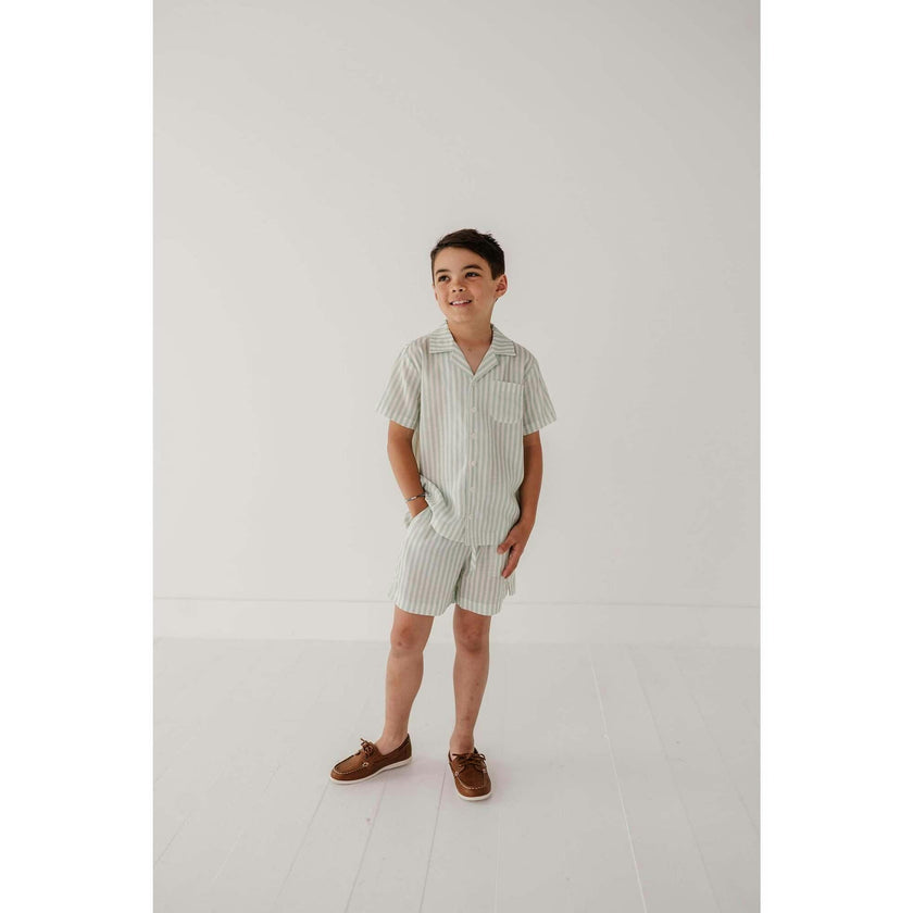 Boy's Drawstring Linen Shorts