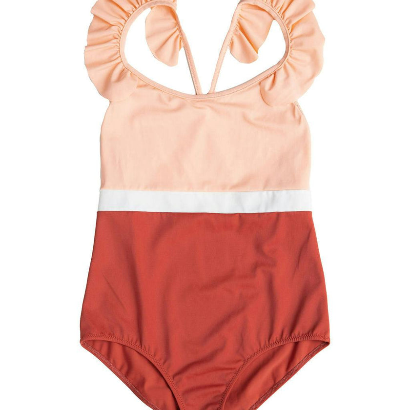 Coco One Piece Swimsuit Terracotta and Peachpink