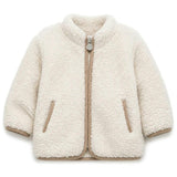 TARTINE ET CHOCOLAT Teddy Zip Baby Jacket - Naturel
