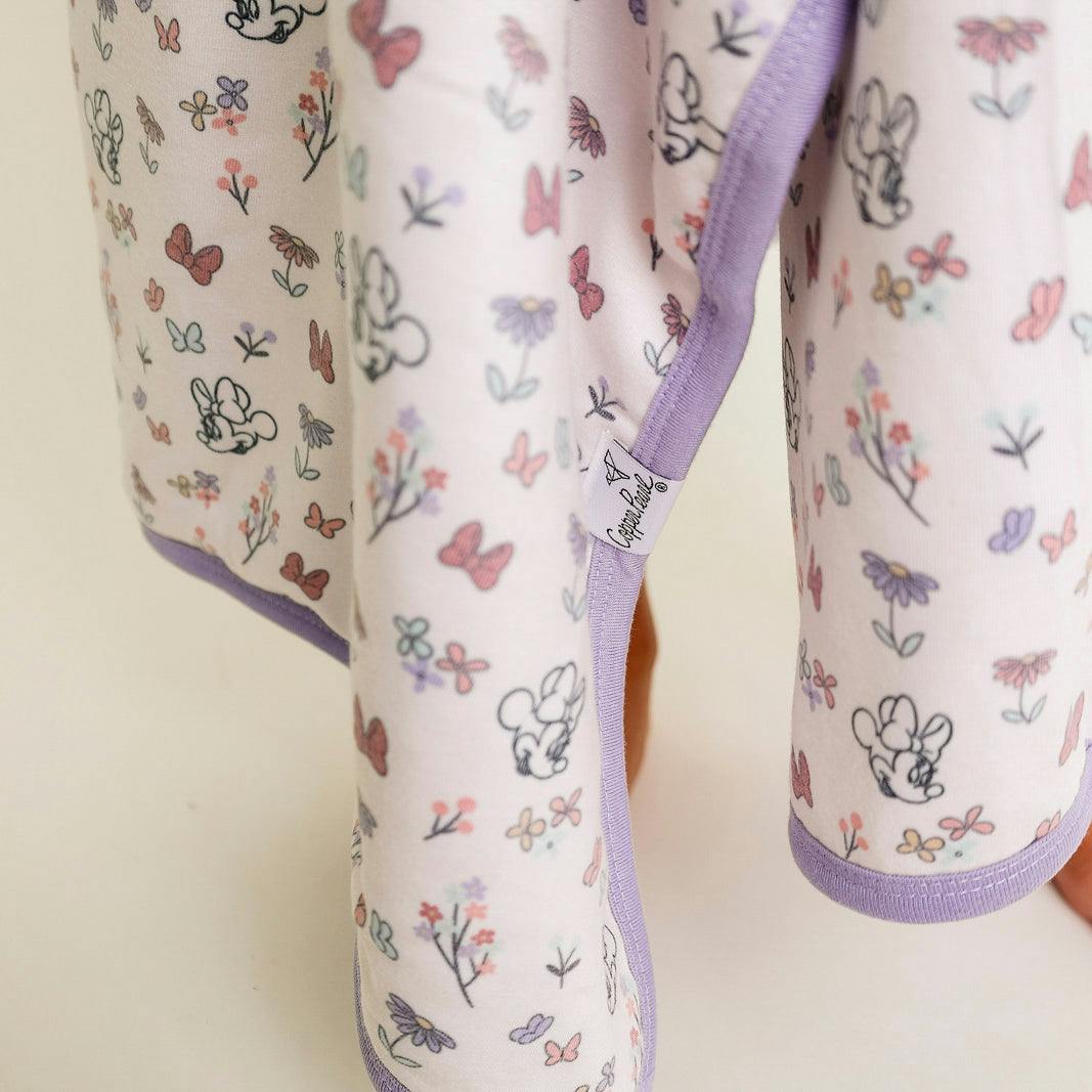 Premium Big Kid Hooded Towel - Minnie Mouse's Bowquet
