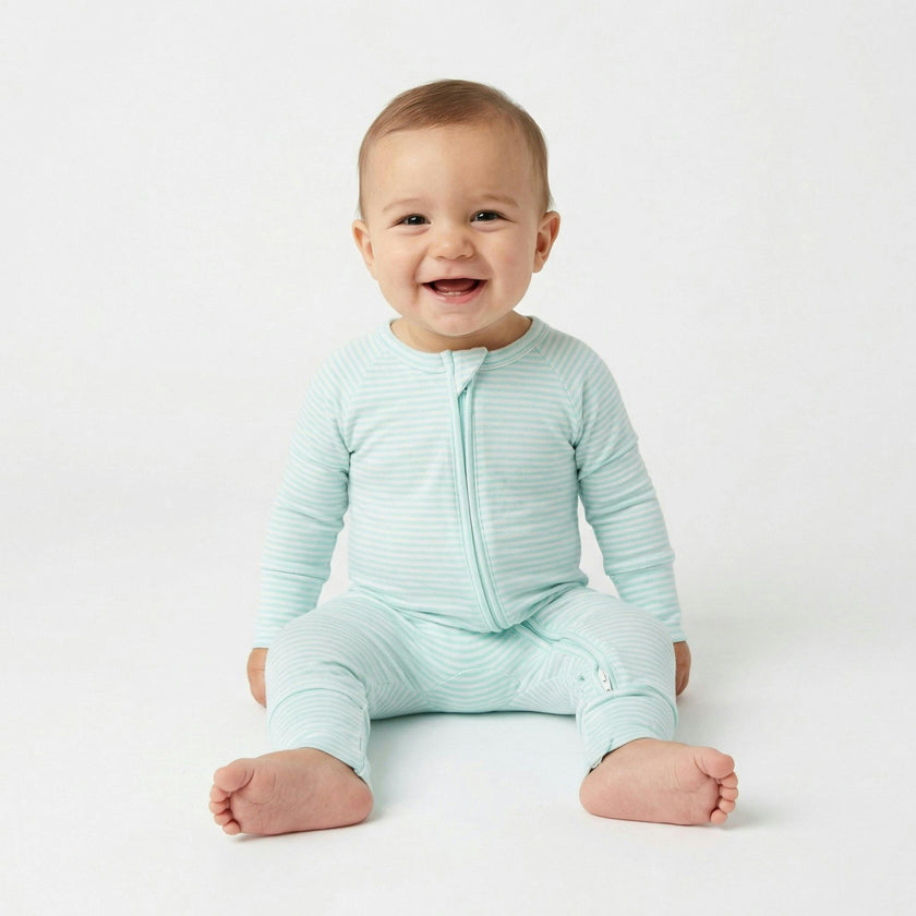 Cloud Stripe Bamboo Sleeper