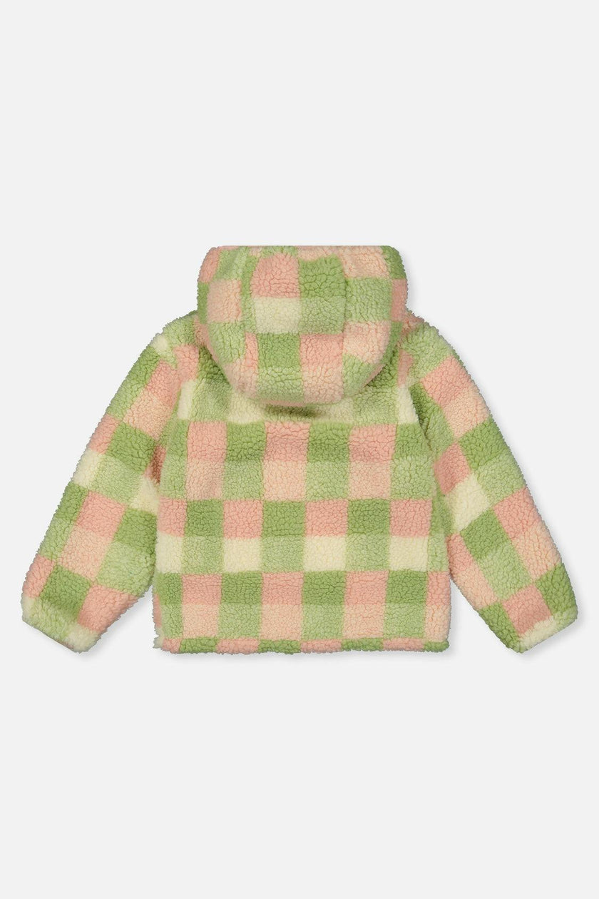 Baby Reversible Mid-Season Jacket Pale Dusty Pink