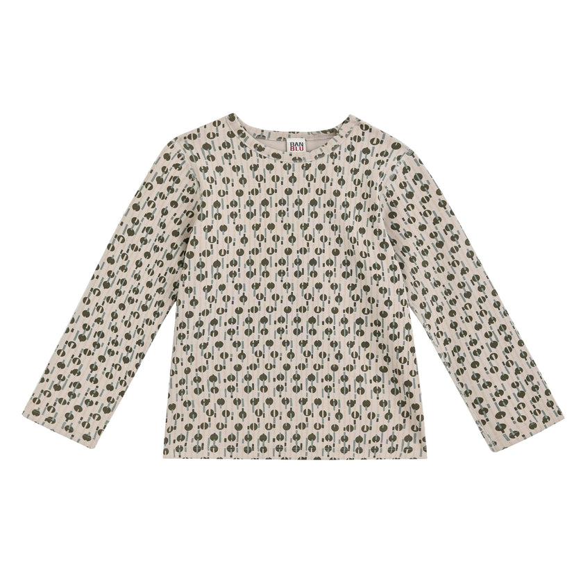 Light Gray Panda Cotton Pajama Set