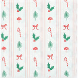 Festive Icon Stripes Large Napkins