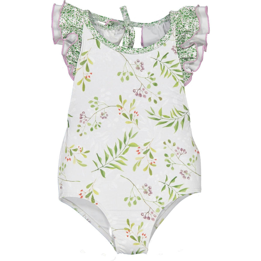 Magic Garden One-Piece Swimsuit, Purple