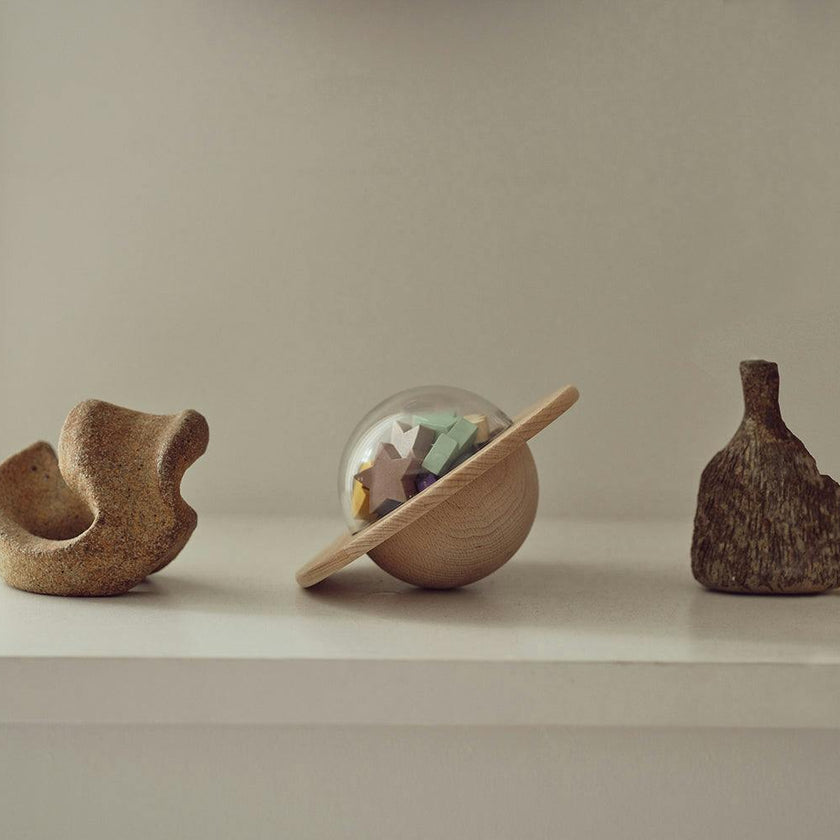 UFO wooden balance game