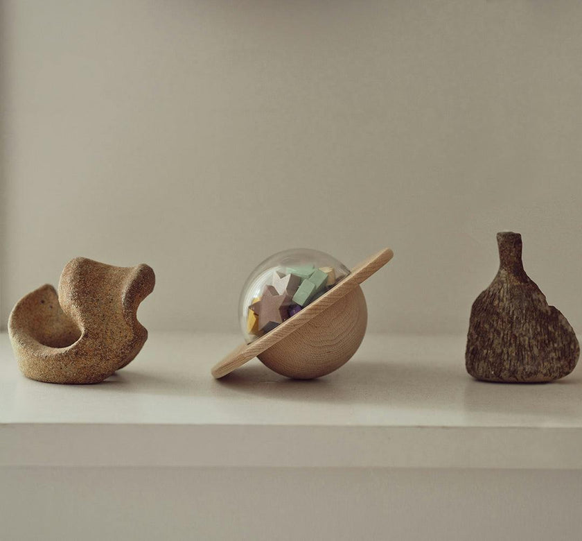 UFO wooden balance game