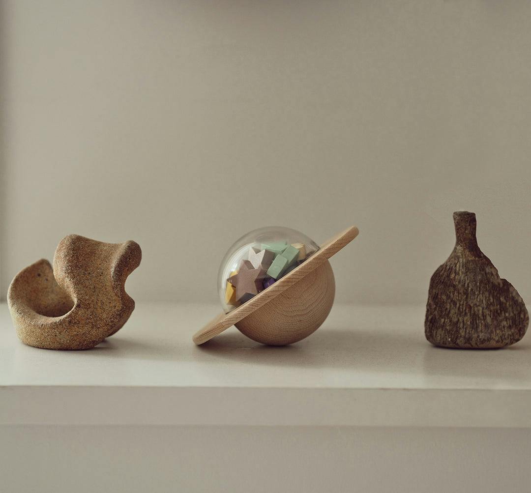 UFO wooden balance game