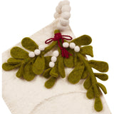 Christmas Stocking in Hand Felted Wool