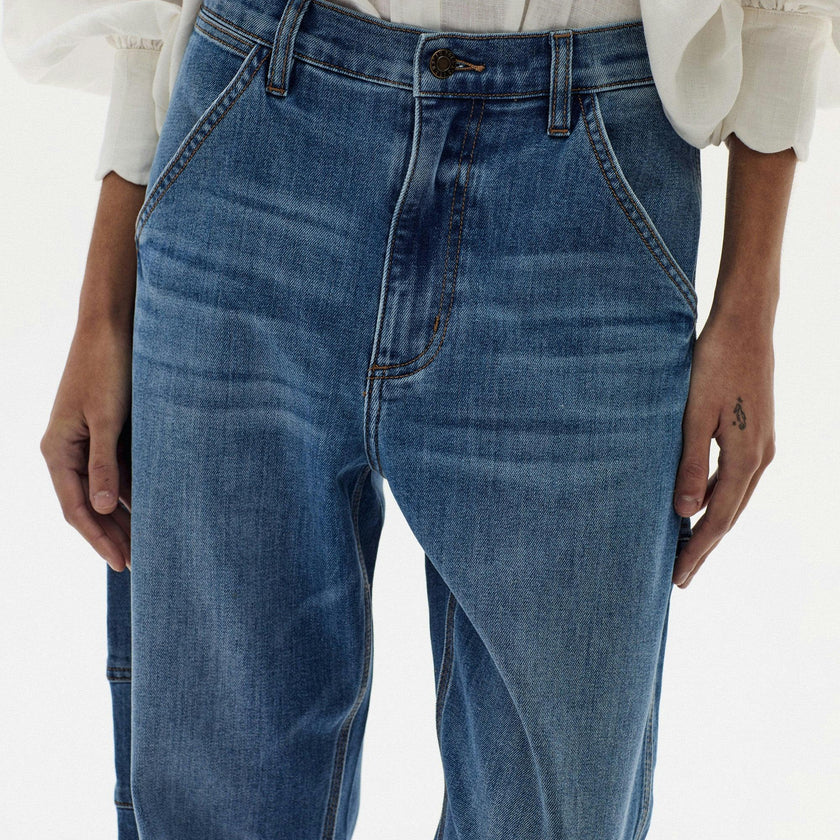 Ambar Denim Pants - Washed Indigo