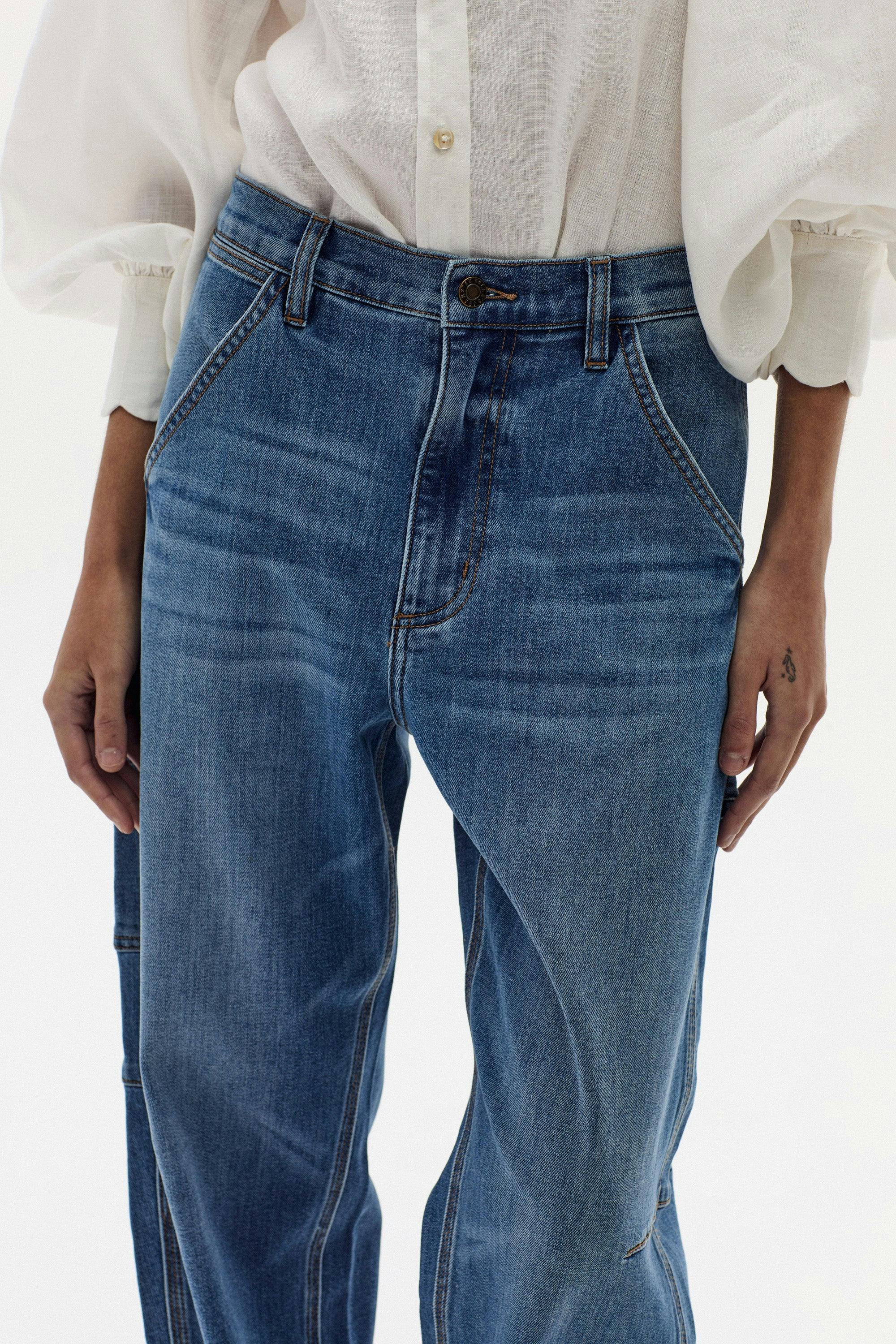 Ambar Denim Pants - Washed Indigo