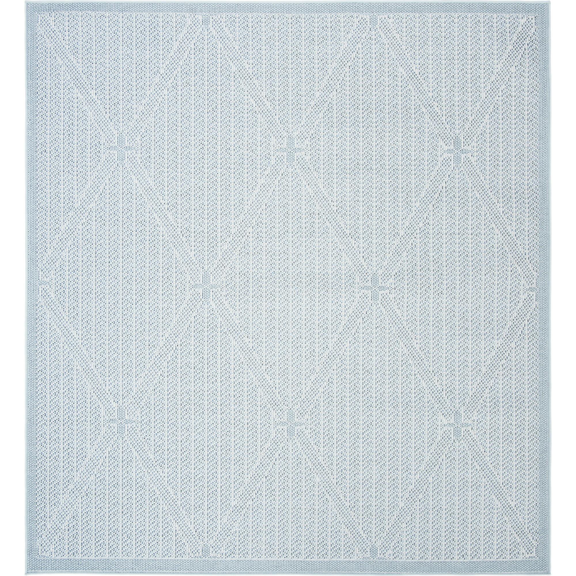 Bermuda Sienna Indoor/Outdoor Rug, Light Blue