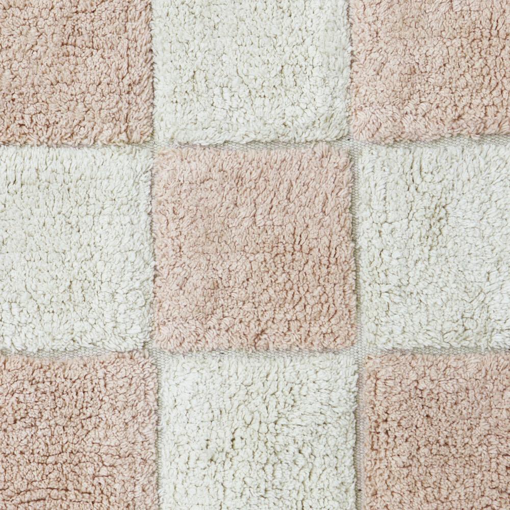 Kitchen Tiles Checkerboard Pattern Washable Rug