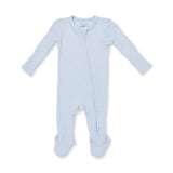 Solid Baby Blue - 2 Way Zipper Footie