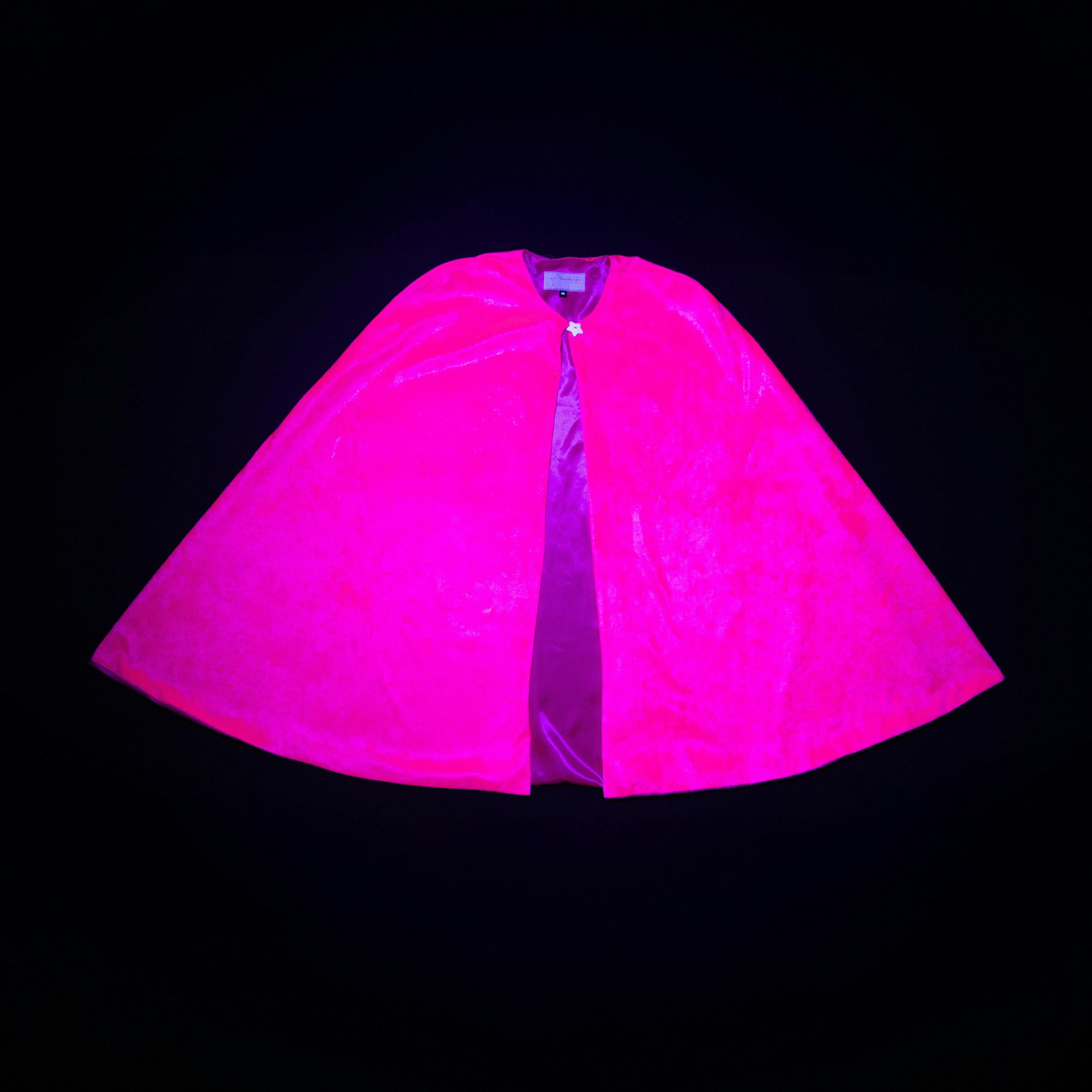 Jr Star Pink Glow Child Cape