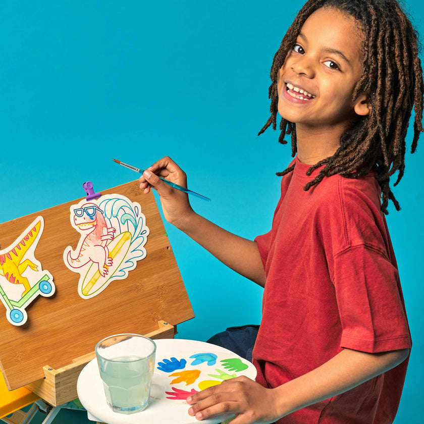 Playful Painters Easy Watercolor Painting Kit - Chills & Thrills Dinos
