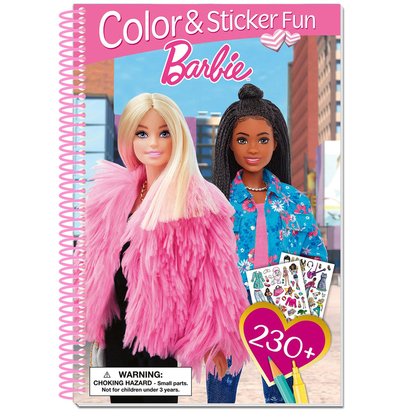 Color & Sticker Fun: Barbie