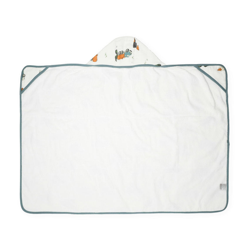Toddler Hooded Towel - Work Trucks