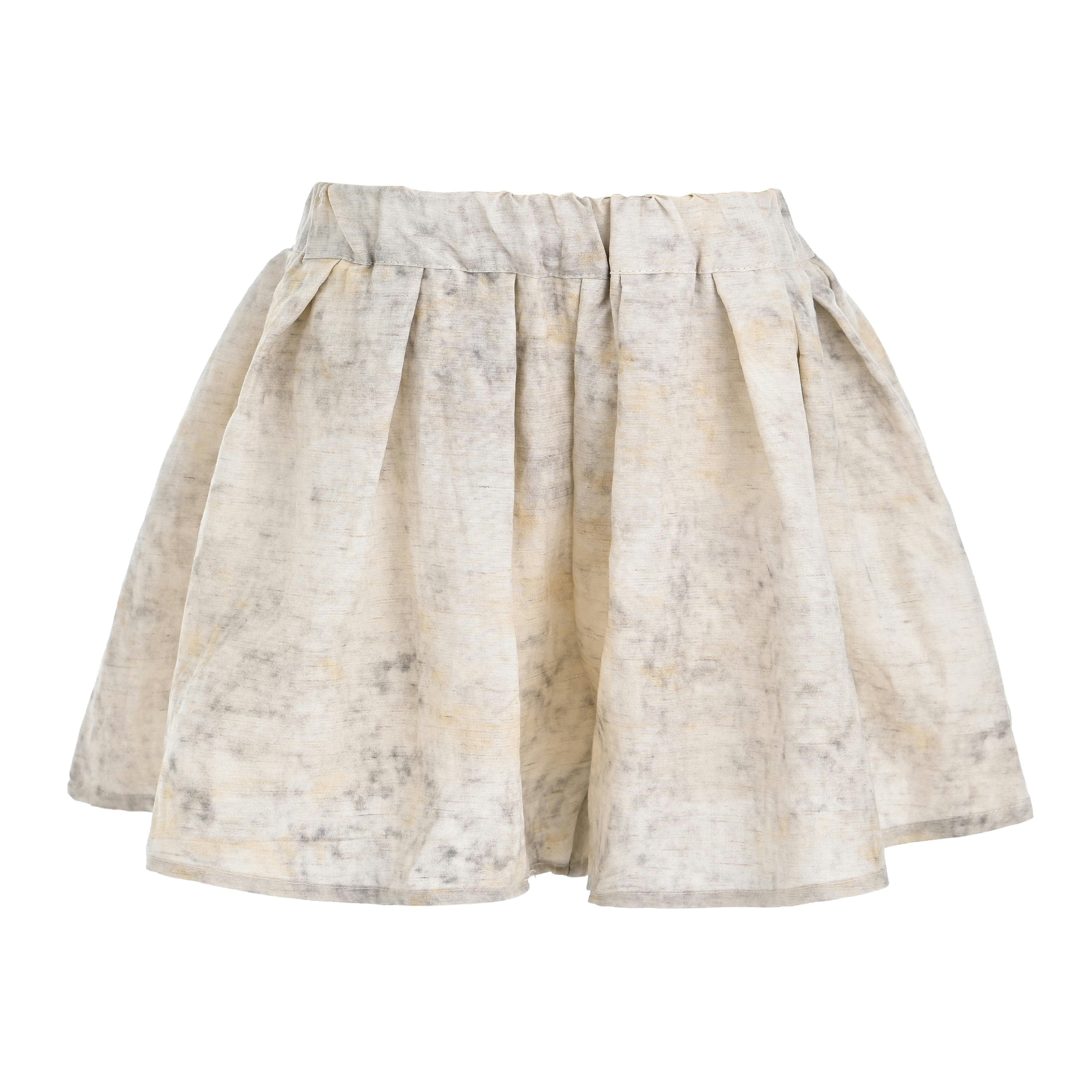 Marble Pleated Two-Piece Set
