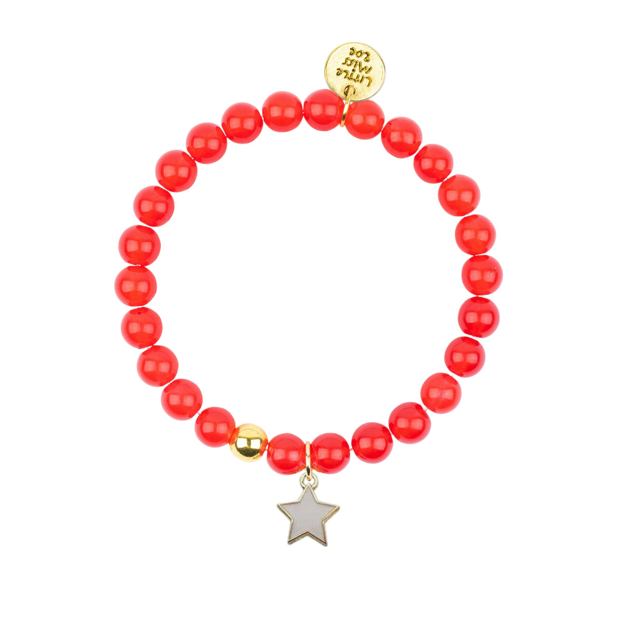 Customizable Camp Name Gemstone Bracelet
