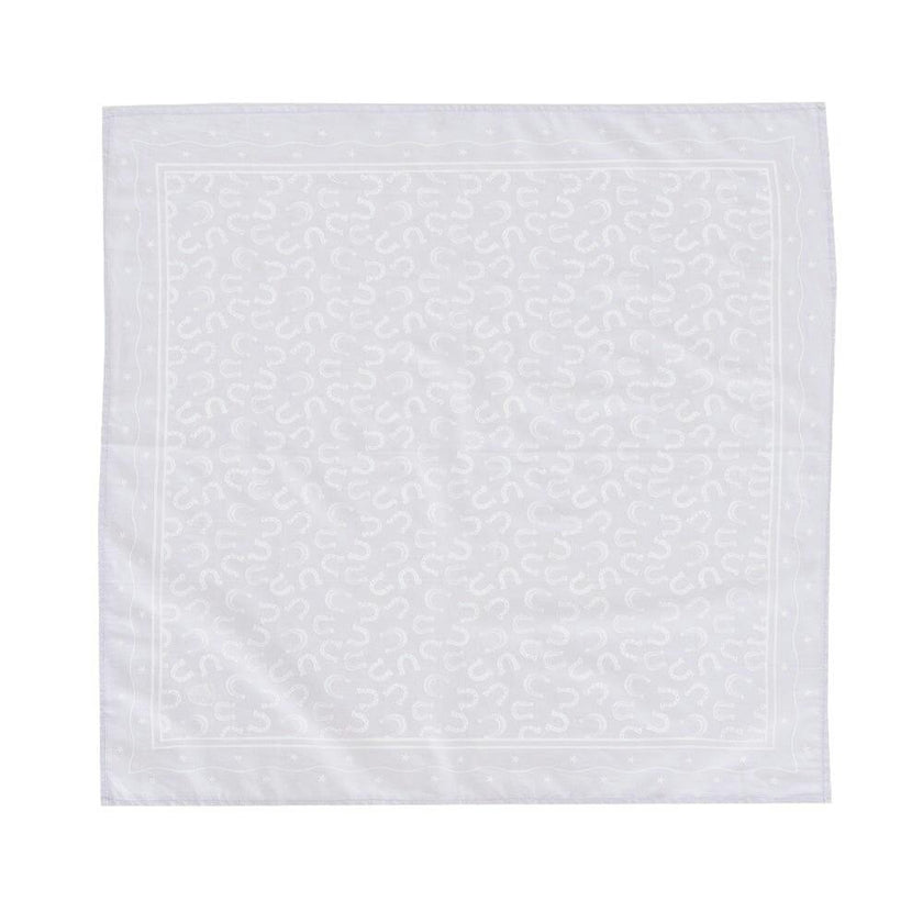 Horseshoe Print Cowgirl Bandana