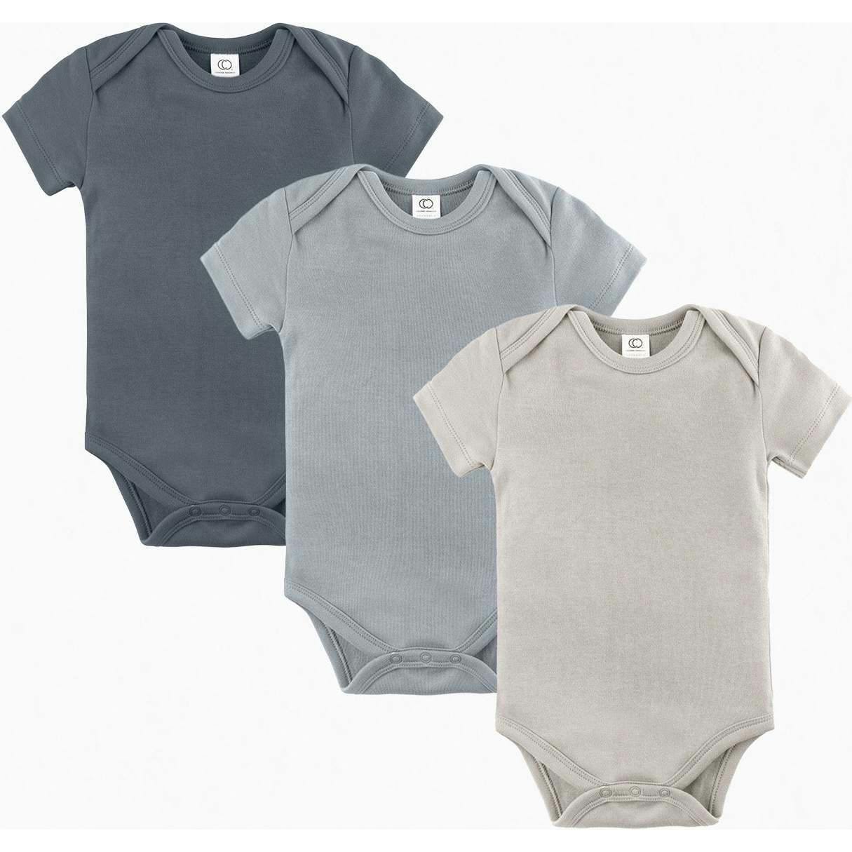 3-Pack Classic Short Sleeve Bodysuit Bundle