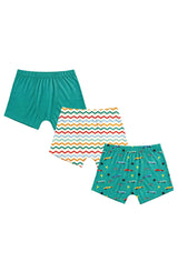 3 Pc Set Boys Boxer Briefs - Race Cars