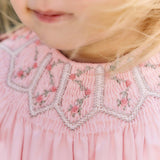 TARTINE ET CHOCOLAT Poinsettia Baby Dress - Rosée