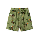 Collar Button-Up Shirt and Shorts Set
