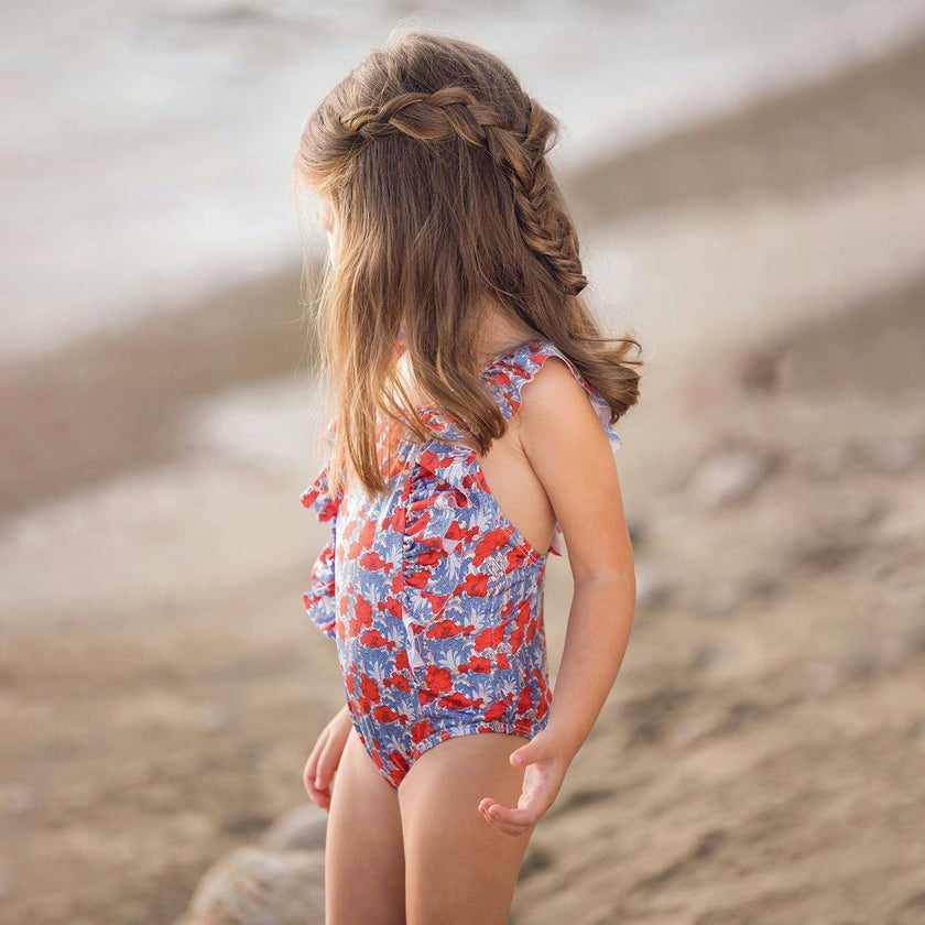 TARTINE ET CHOCOLAT Summer Floral Bathing Suit