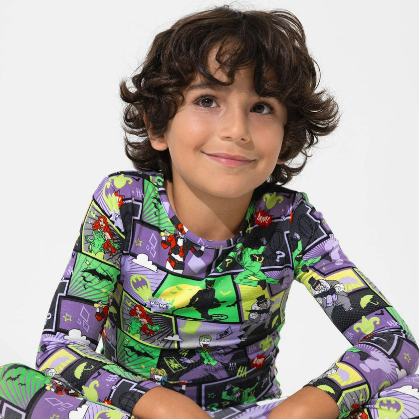 Batman Baddies Bamboo Kids Pajamas