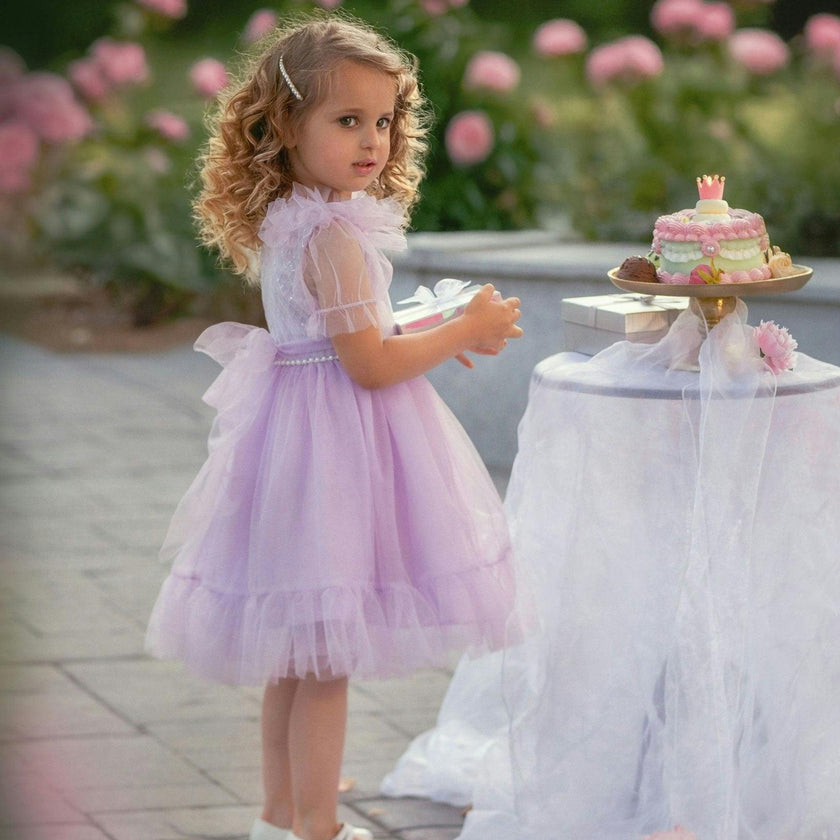 Dreamy Lilac Princess Dress