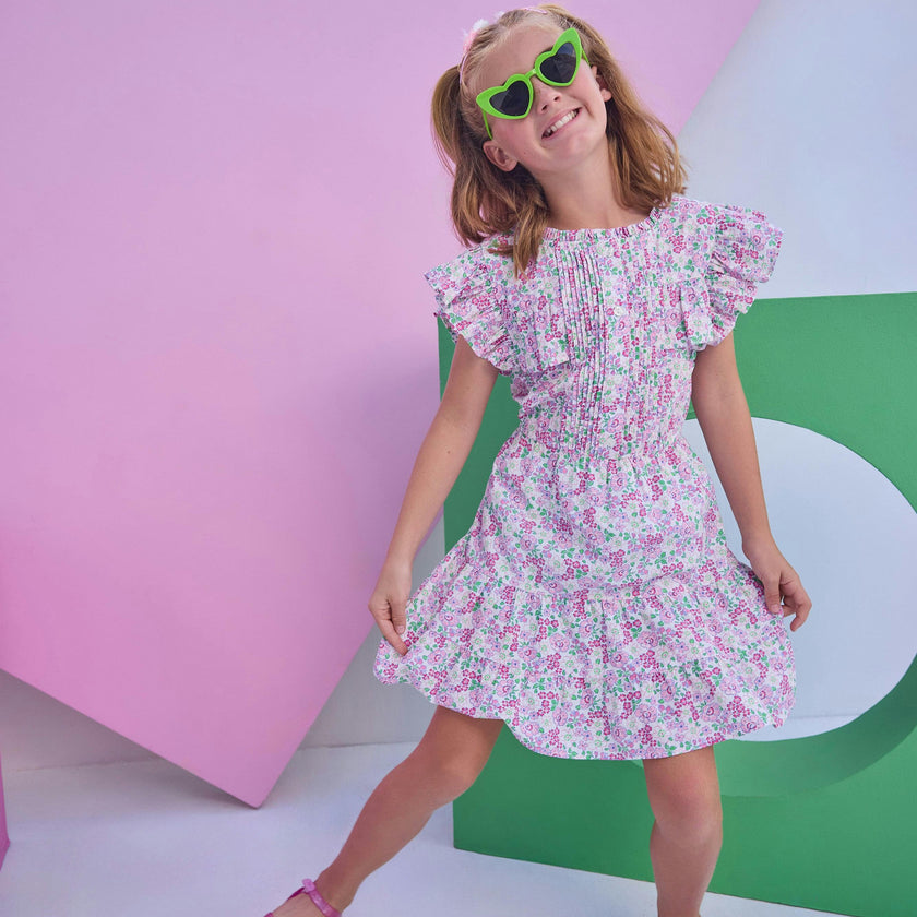 Rodeo Dress - Pink Bloomsbury Blossoms