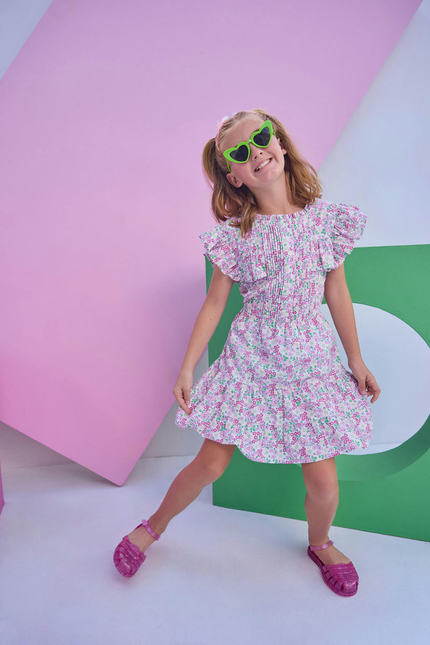 Rodeo Dress - Pink Bloomsbury Blossoms