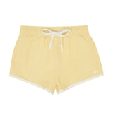 boys buttercream stripe boardie