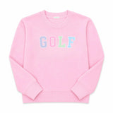 Pink Golf Signature Crew Sweatshirt