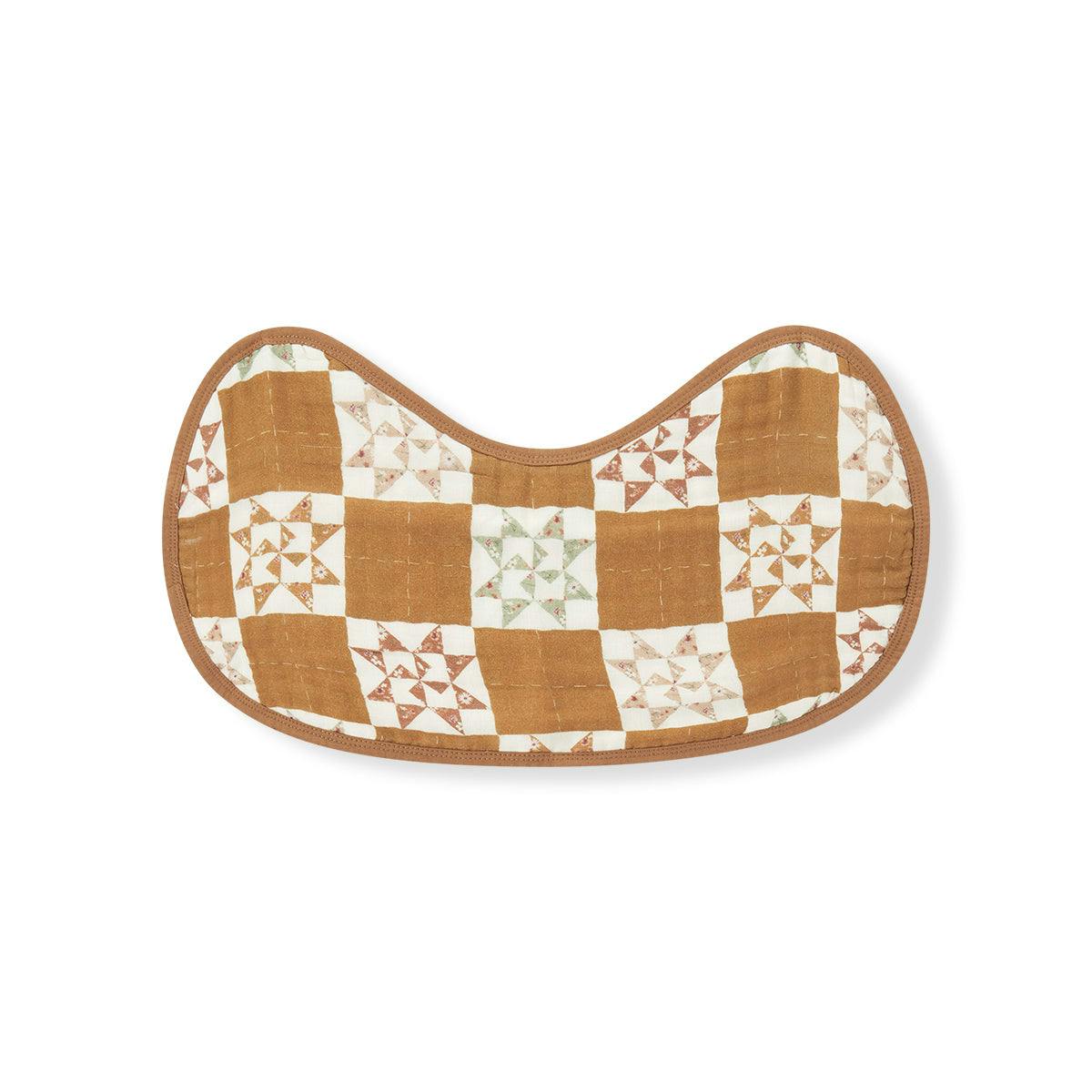Quilt Contour Four Layer Burp Cloth