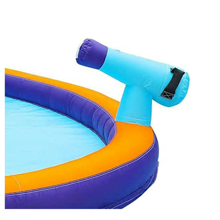 Bouncy Slide Water Park with Water Cannon