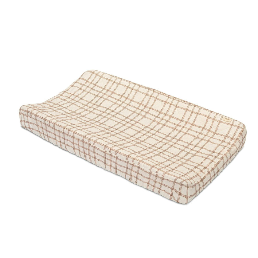 Charlie Farmhouse Plaid Cotton Quilted Change Pad Cover