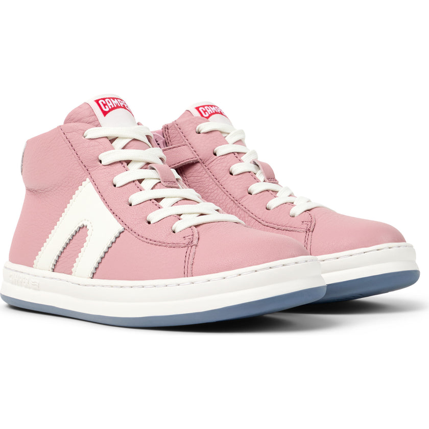 Kids Runner Four Velcro Strap Sneakers, Pink