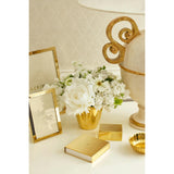 Gilded Clover Small Vase