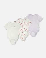 Evolutive Cotton Jersey 3 Pack Onesie